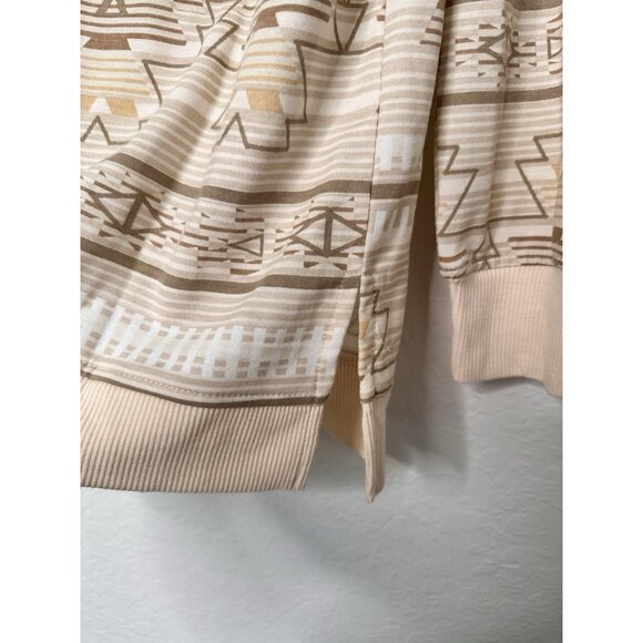 C&C California Women's Hoodie Size Medium Aztec Print Allover Lightweight NWT - Picture 4 of 5